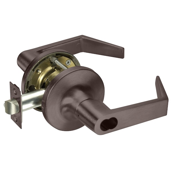 Yale Grade 1 Classroom Cylindrical Lock, Augusta Lever, SFIC Less Core, Dark Oxidized Bronze Finish B-AU5408LN 613E - main